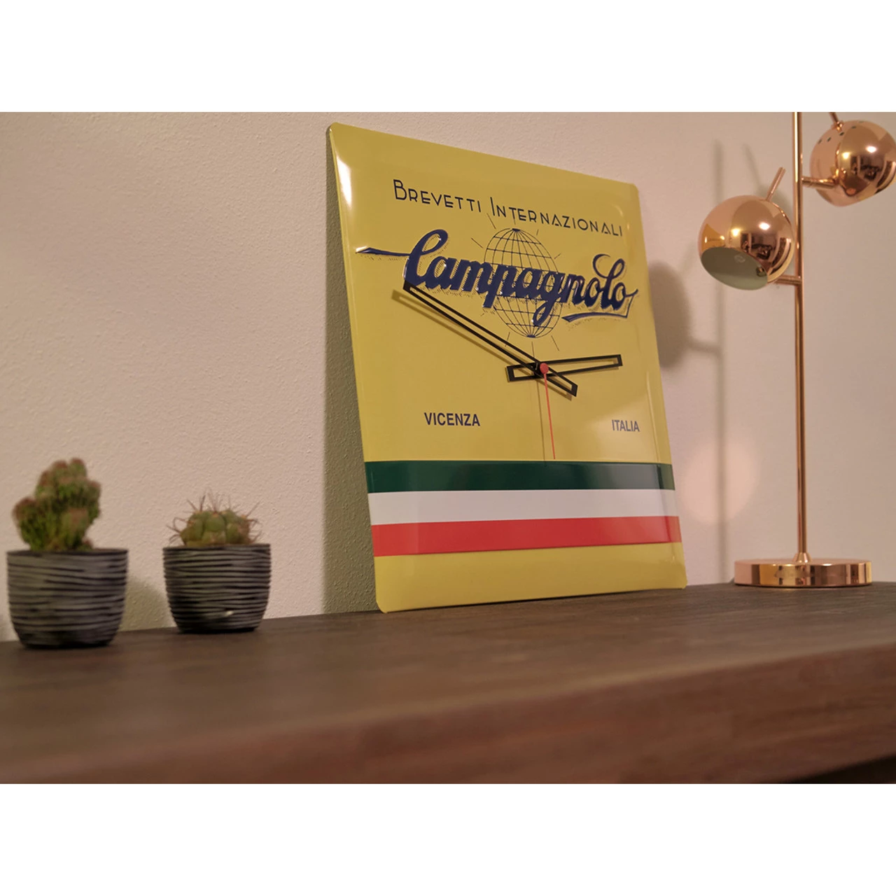 Campagnolo Yellow Wall Clock 2 Campagnolo Yellow Wall Clock - Image 2