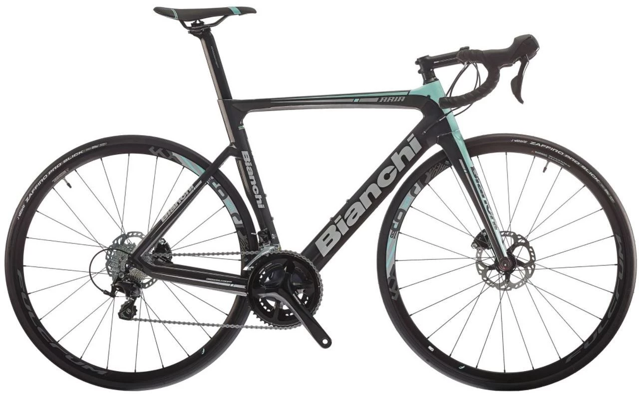 Bianchi Aria Shimano 105 Disc Brake Bike Black/Celeste 1 Bianchi Aria Shimano 105 Disc Brake Bike Black/Celeste