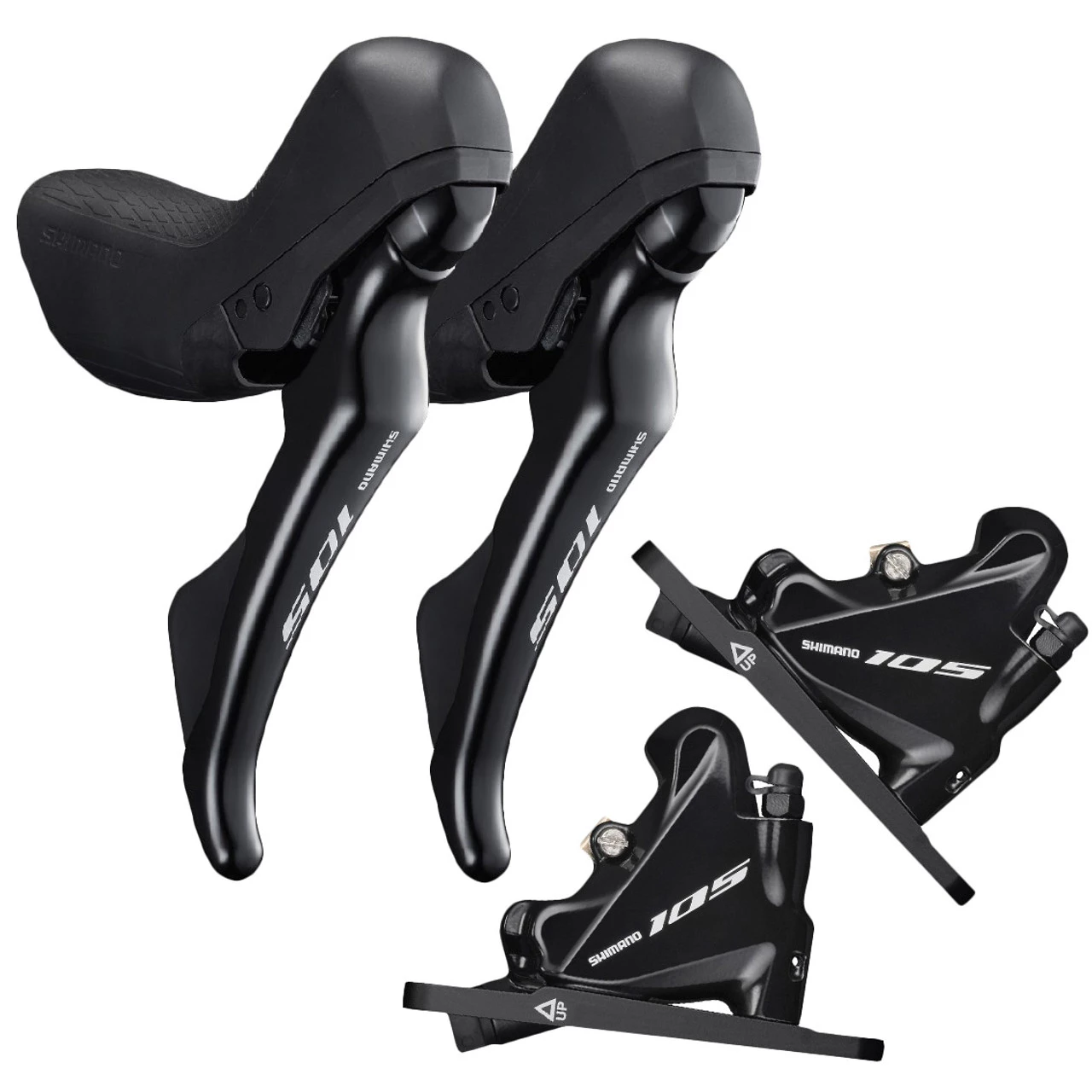 Shimano 105 R7020 Disc Brake Shifter Pair 1 Shimano 105 R7020 Disc Brake Shifter Pair