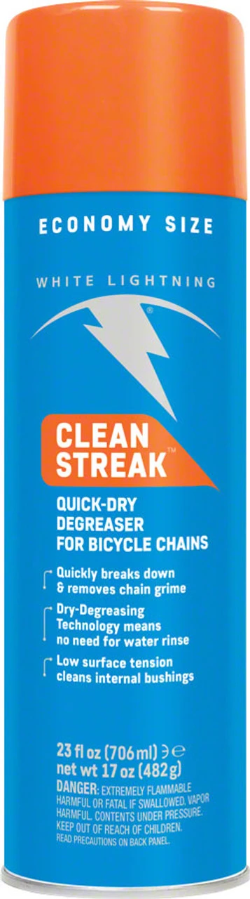 White Lightning Clean Streak Degreaser, 23oz Aerosol 1 White Lightning Clean Streak Degreaser, 23oz Aerosol