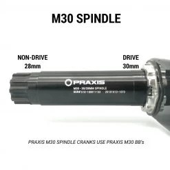 Praxis M30–BB30/PF30 73mm MTB BB 7 Praxis M30–BB30/PF30 73mm MTB BB -Glory Cycles Store Online M30 SPINDLE 1 1536x1536 84930.1602467592