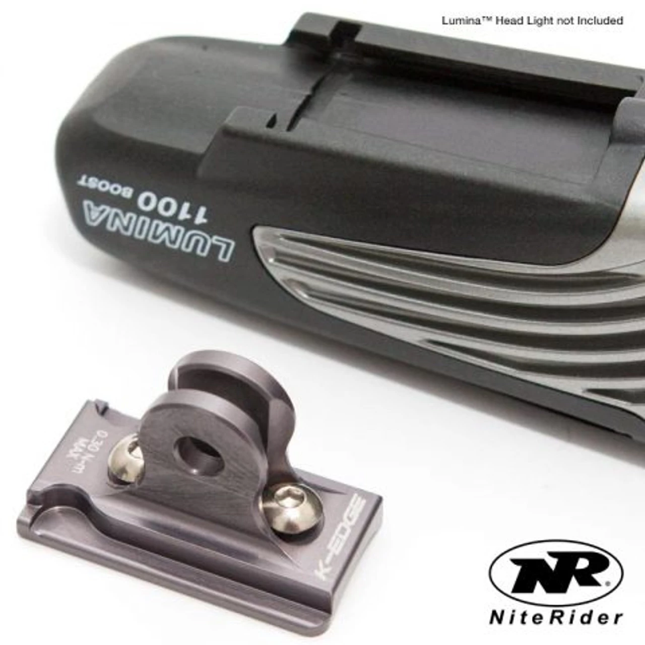 K-EDGE NiteRider Adapter: for K-EDGE Go Big Mounts and Combo Mounts, Gun Metal 1 K-EDGE NiteRider Adapter: for K-EDGE Go Big Mounts and Combo Mounts, Gun Metal