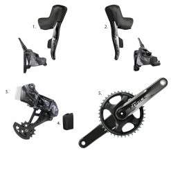 SRAM Force eTap AXS XX1 1x12 Gravel Groupset