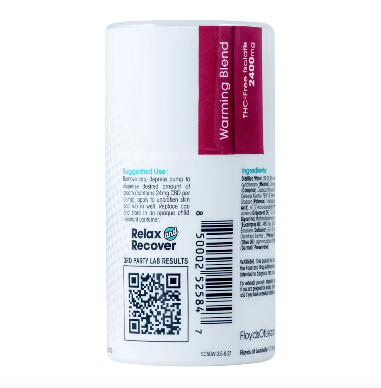 Floyds Floyd's Warming Isolate SportsCream 2 Floyds Floyd's Warming Isolate SportsCream - Image 2