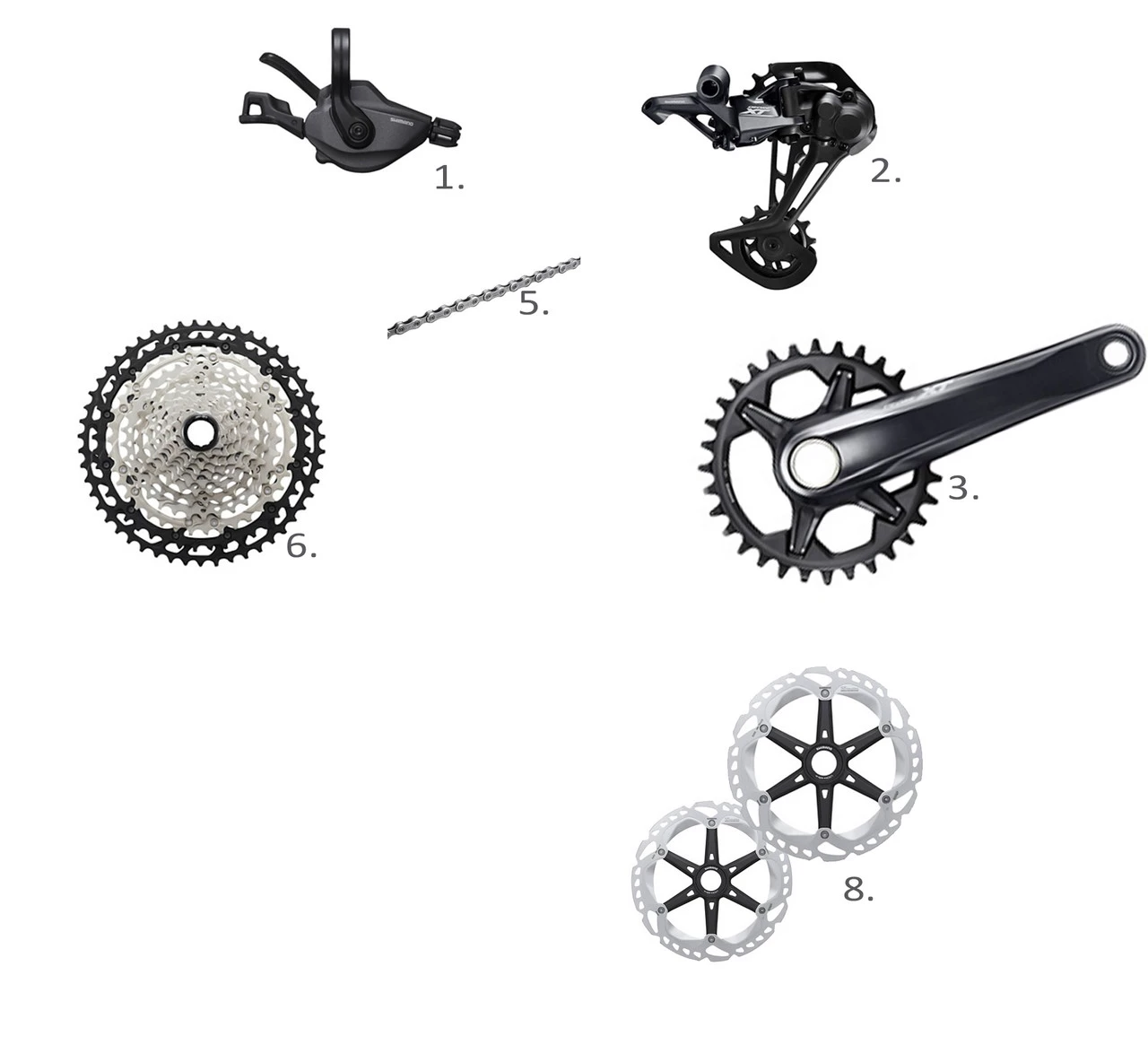 Shimano Deore XT M8100 1 x 12 Groupset - Image 4