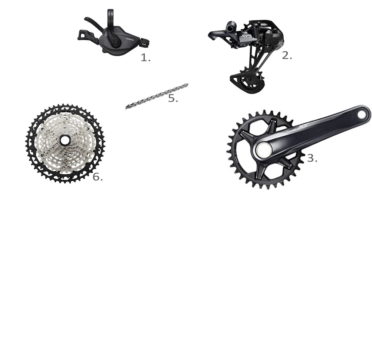 Shimano Deore XT M8100 1 x 12 Groupset - Image 3