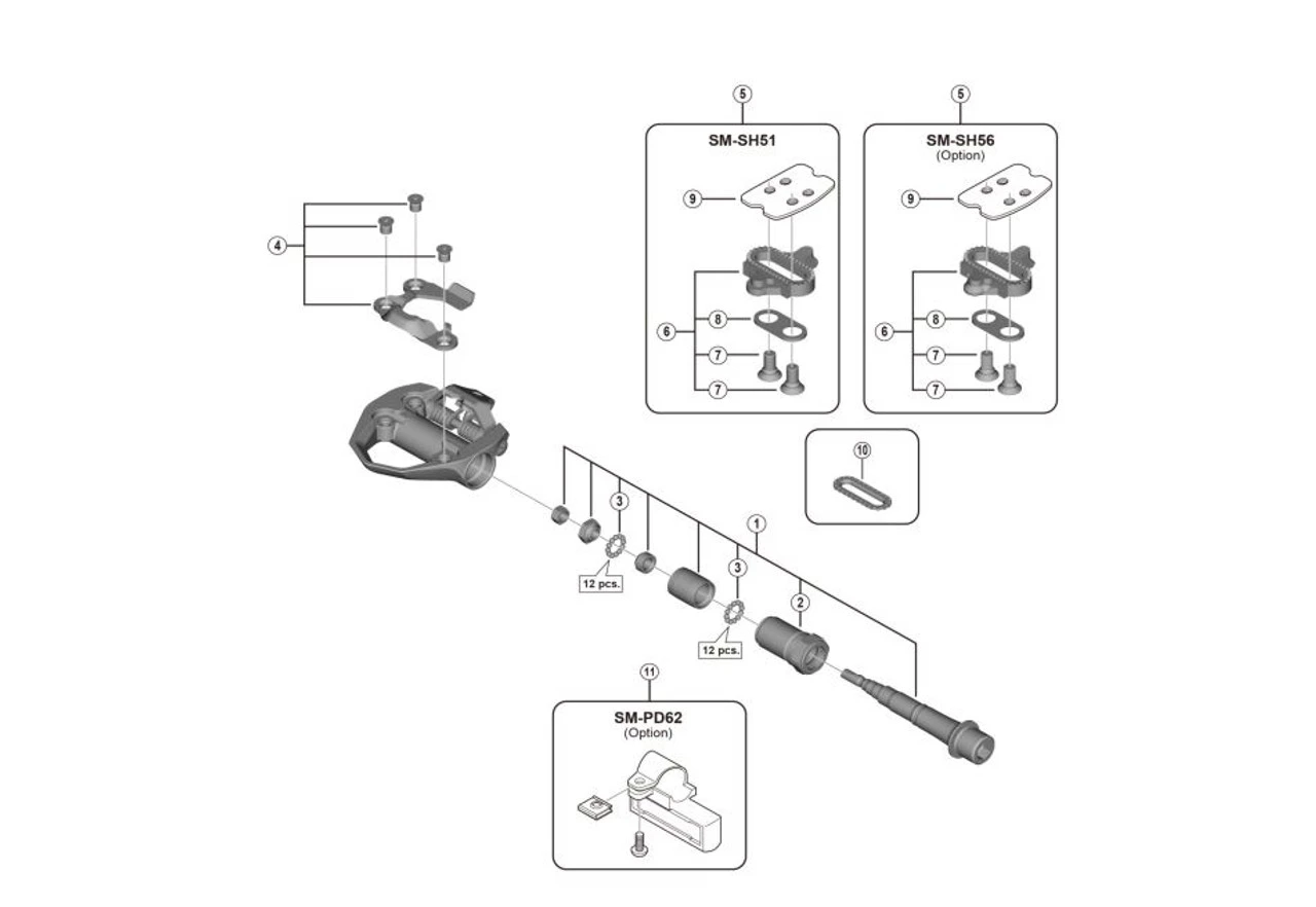 Shimano SPD PD-ES600 Pedals 3 Shimano SPD PD-ES600 Pedals - Image 3