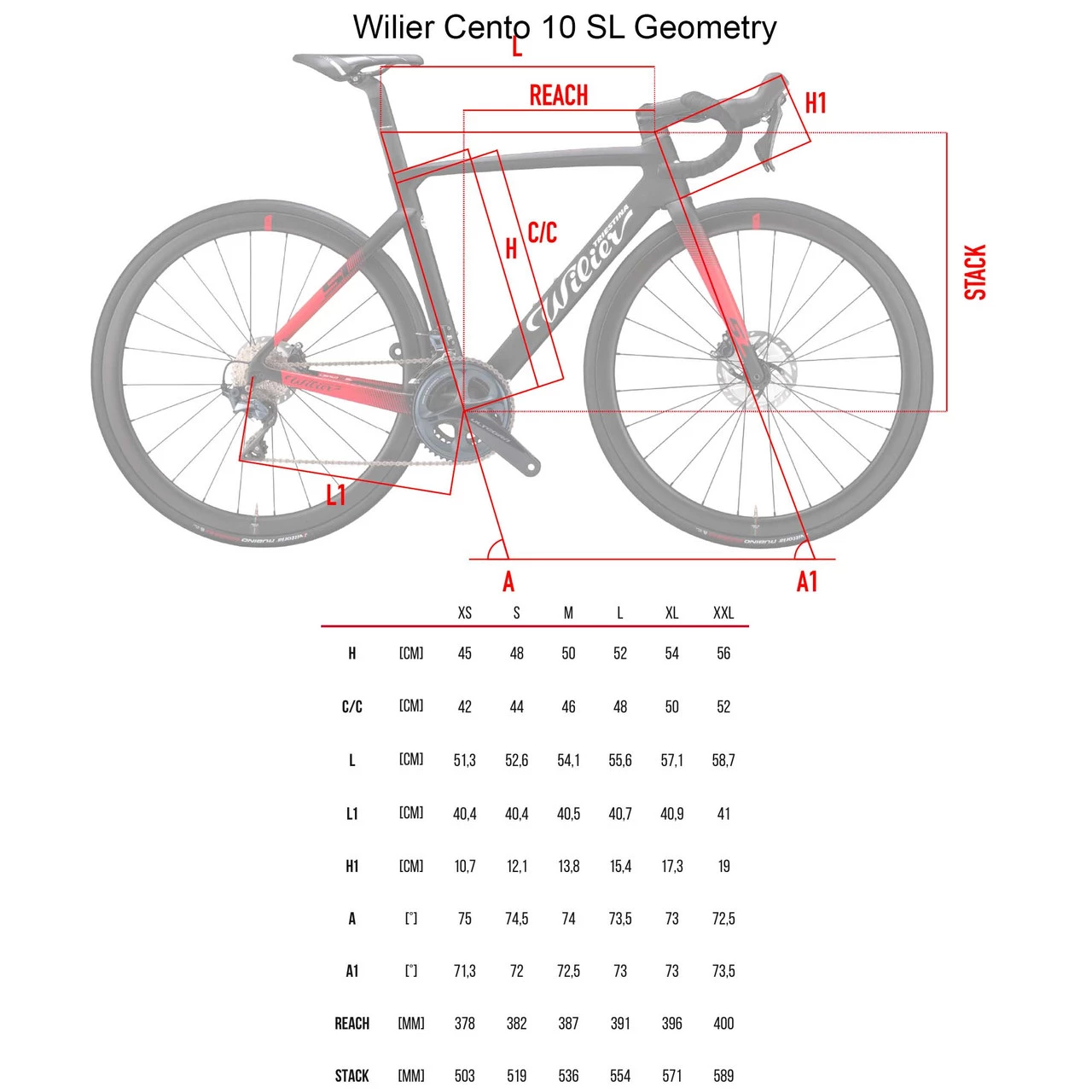 Wilier Cento 10 SL SRAM Rival AXS Wide 2021 Bike 3 Wilier Cento 10 SL SRAM Rival AXS Wide 2021 Bike - Image 3