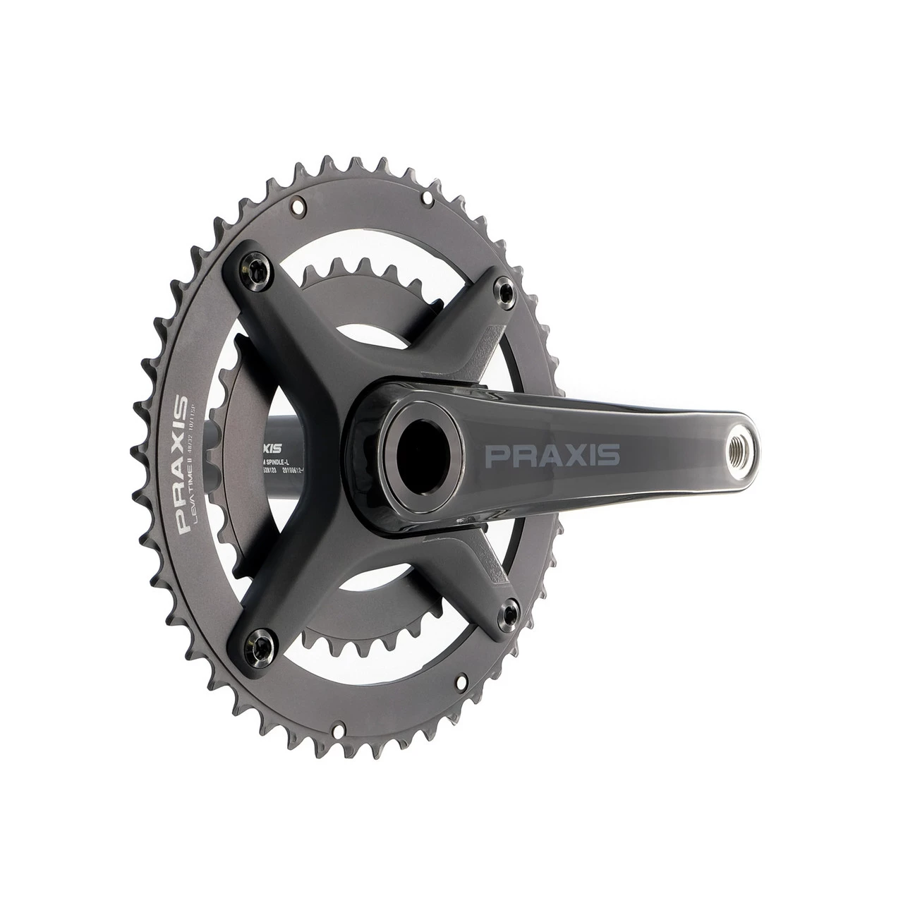 Praxis Zayante Carbon-S 2x Road Crankset 2 Praxis Zayante Carbon-S 2x Road Crankset - Image 2