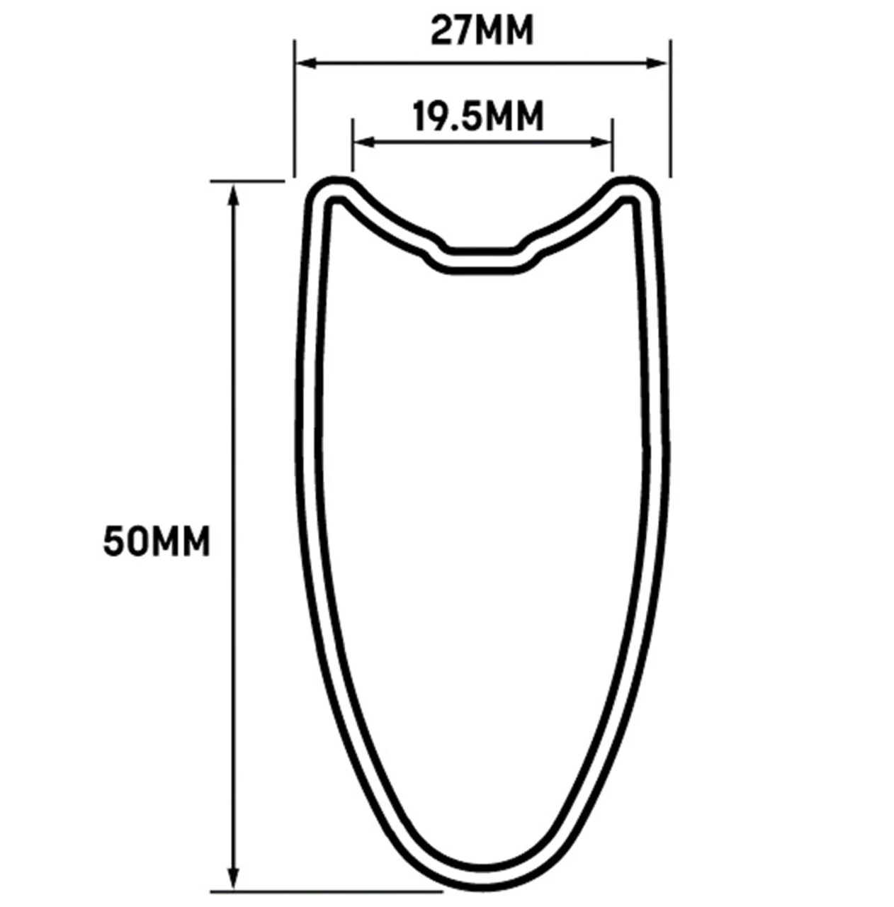 Whisky No.9 50-D Carbon Tubular Rim 700c 24H 4 Whisky No.9 50-D Carbon Tubular Rim 700c 24H - Image 4