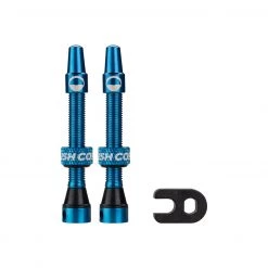 CushCore 44mm Valve Set -Glory Cycles Store Online cushcore tubeless valves blue 64137.1609034788