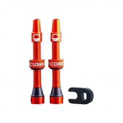 CushCore 44mm Valve Set -Glory Cycles Store Online cushcore tubeless valves orange 32981.1609034788