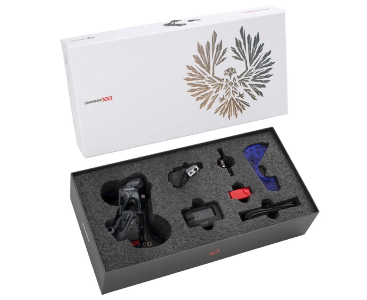 SRAM XX1 Eagle AXS Upgrade Kit - Rear Derailleur, Battery, Eagle AXS Controller w/ Clamp, Charger/Cord 1 SRAM XX1 Eagle AXS Upgrade Kit - Rear Derailleur, Battery, Eagle AXS Controller w/ Clamp, Charger/Cord