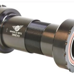 Wheels Manufacturing 386EVO Bottom Bracket w Angular Contact Bearings for 24mm (Shimano) Spindles